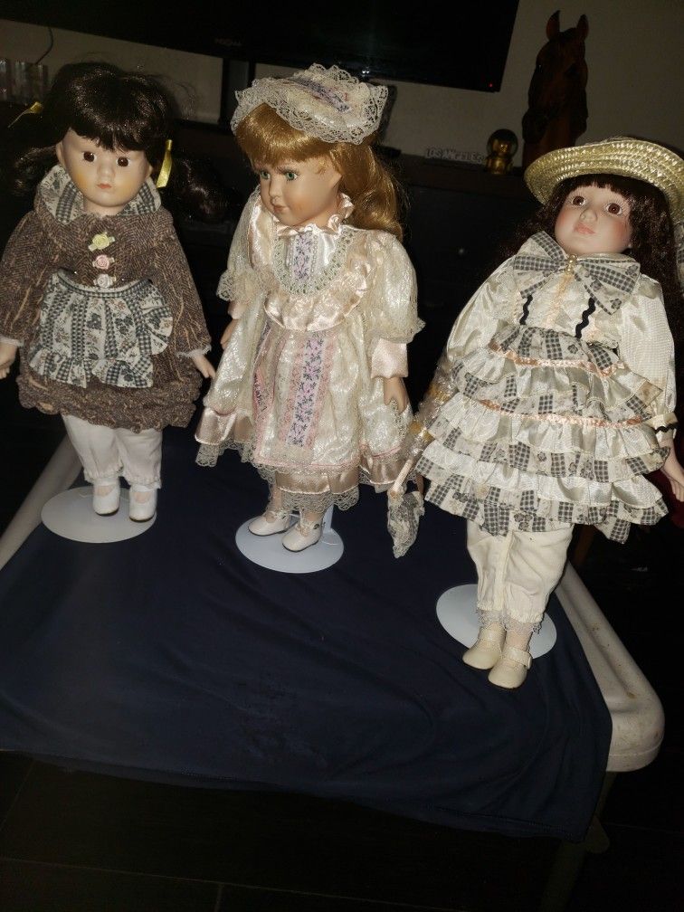 Colección De Muñecas 3 Como Nuevas