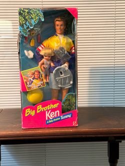 Vintage 1996 Big Brother Ken and Baby Brother Tommy Doll Set 100% complete Mattel 17055 NIB