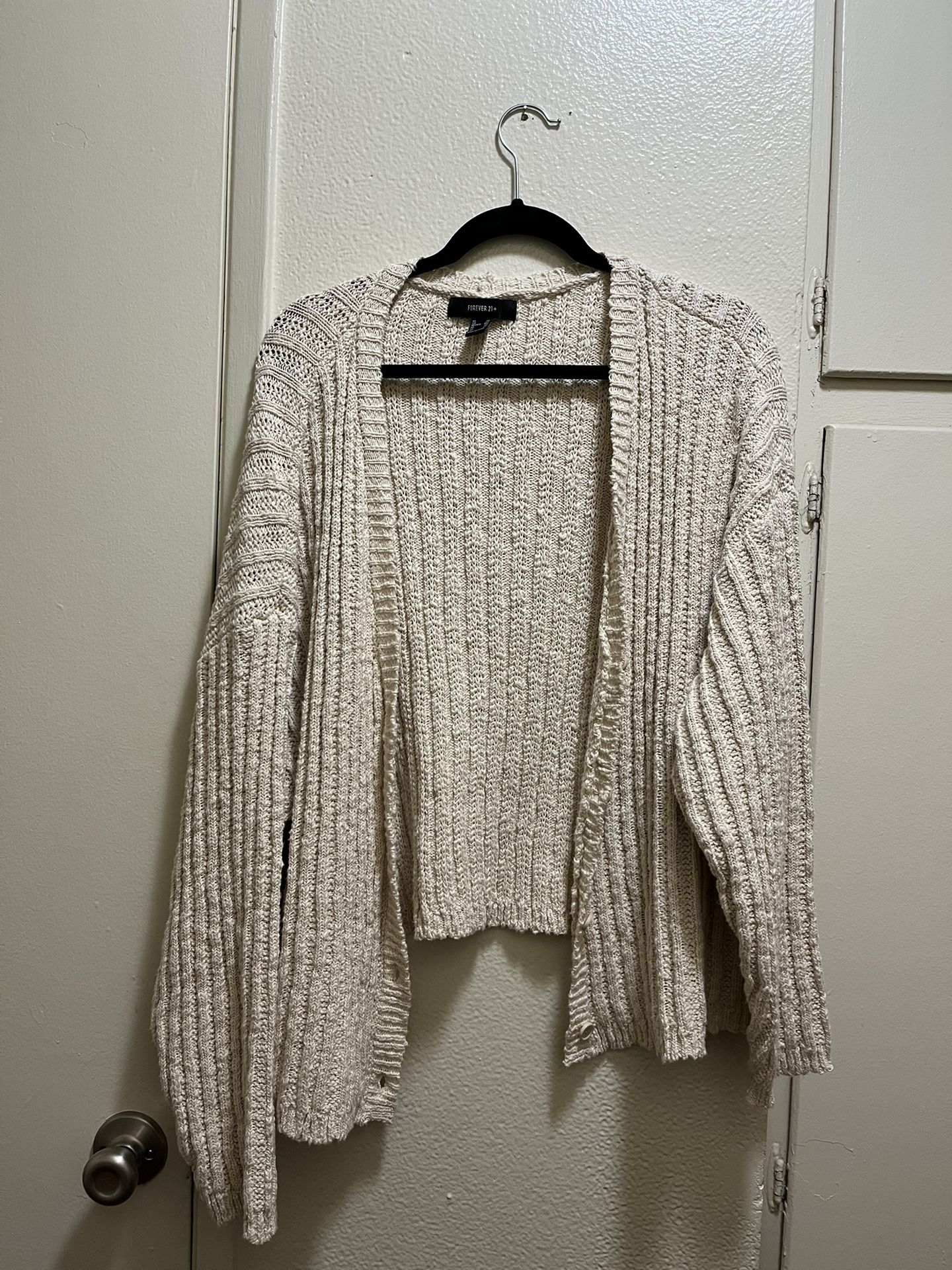 Forever 21 + Beige Cardigan