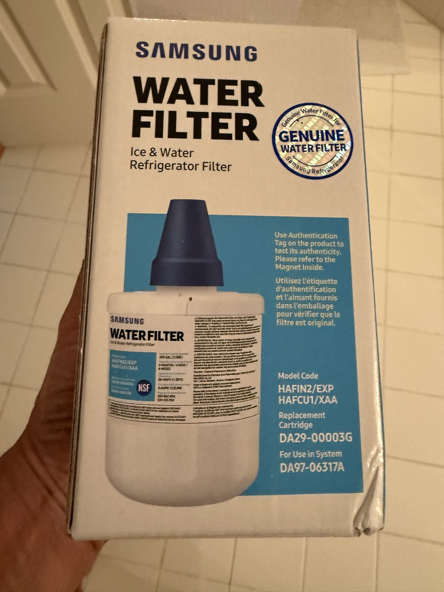 Brand New OEM Samsung Water Filter