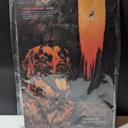 Scratch Art Forest Animals Series - Dog Themed Creative Scratch Cards Kit

