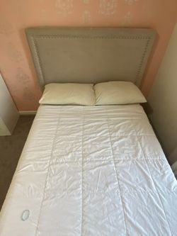 Full Size Bed frame + Mattress + Box Spring