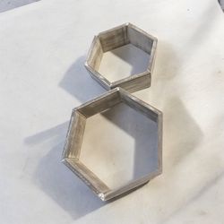 Hexagon Honeycomb Shelves (2)