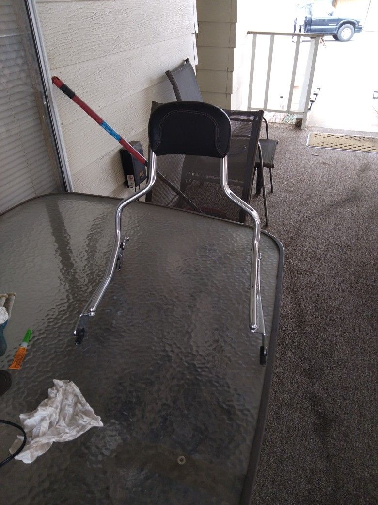 Harley Sissy Bar With Back Rest Pad