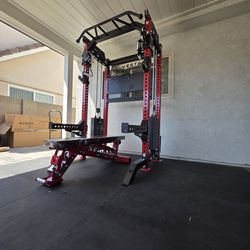 Vesta Pro Series 2in1 Squat Rack | Functional Trainer | 400lb Weight Stack | Commercial Grade | Gym Equipment | FREE DELIVERY🚚 🔴