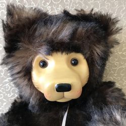Rare Robert Raikes 56/100“blackberry ” Vintage Teddy Bear  wood face with coa New In Box