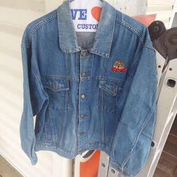 Vintage Sheets 50th Anniversary Denim Jacket