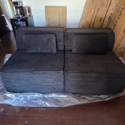 SOFA MEMORY FOAM Dark gray