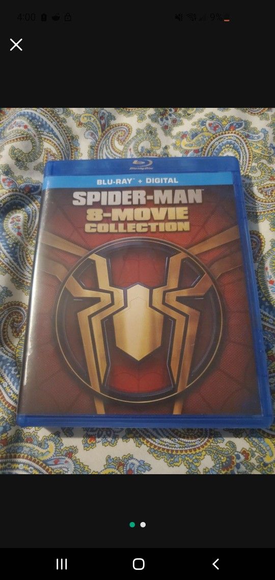 Spider-man 8-movie Collection Blu-ray Discs, No Digital Codes