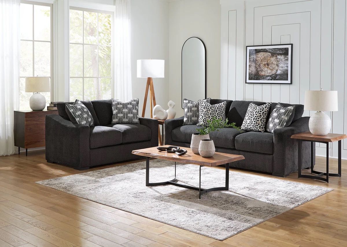 2pc Sofa And Loveseat 