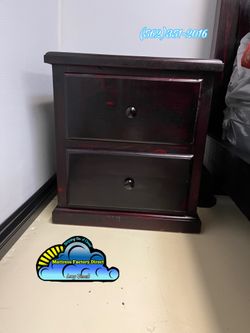 Two drawer Cherry pinewood dresser cajonera Comoda