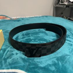 LV Belt Matte Black