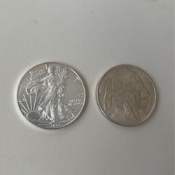 2012 Liberty Dollar And One Buffalo Troy Ounce