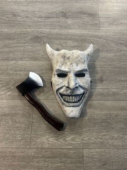 The black phone the grabber Halloween Mask with Toy Axe