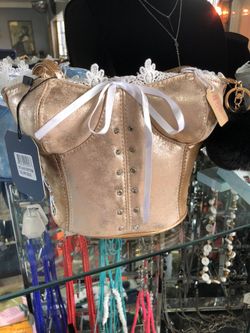 Gold Bustier Corset Purse