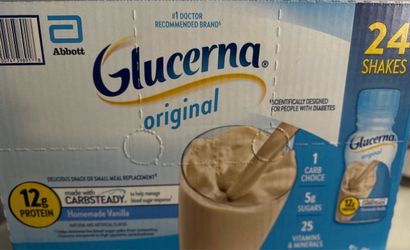 Glucerna $30 la caja oh 2 por $50