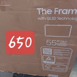SAMSUNG 55"INCH QLED 4K THE FRAME TV LS03F 