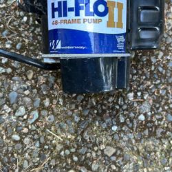 Waterway Hi-Flo II Side Discharge 48-Frame 1.5HP Above Ground 2-Speed Pool Pump 115V 