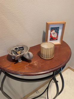 Half Round Entry Table