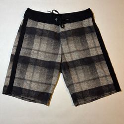 Plaid Quicksilver Boardshort 34