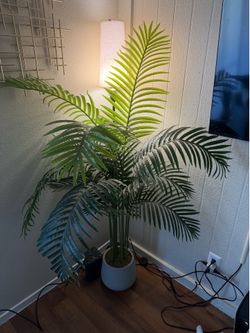 Faux potted plant