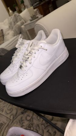 Nike Air Force 1’s, Men’s Size 11 White