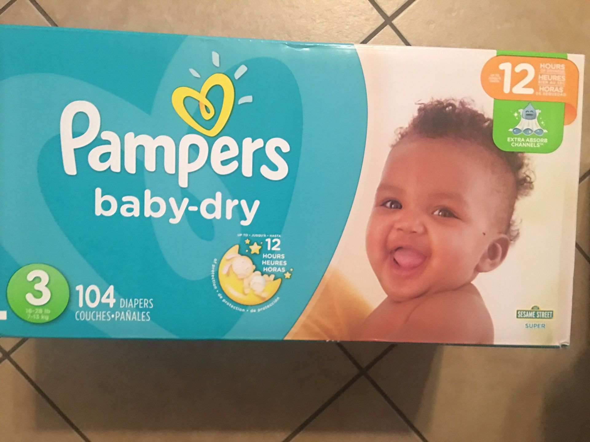 Pampers box size 3