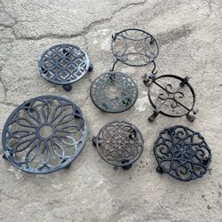 7 Metal Plant Stands 