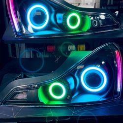 Custom RGB Halo Tails G35 G37