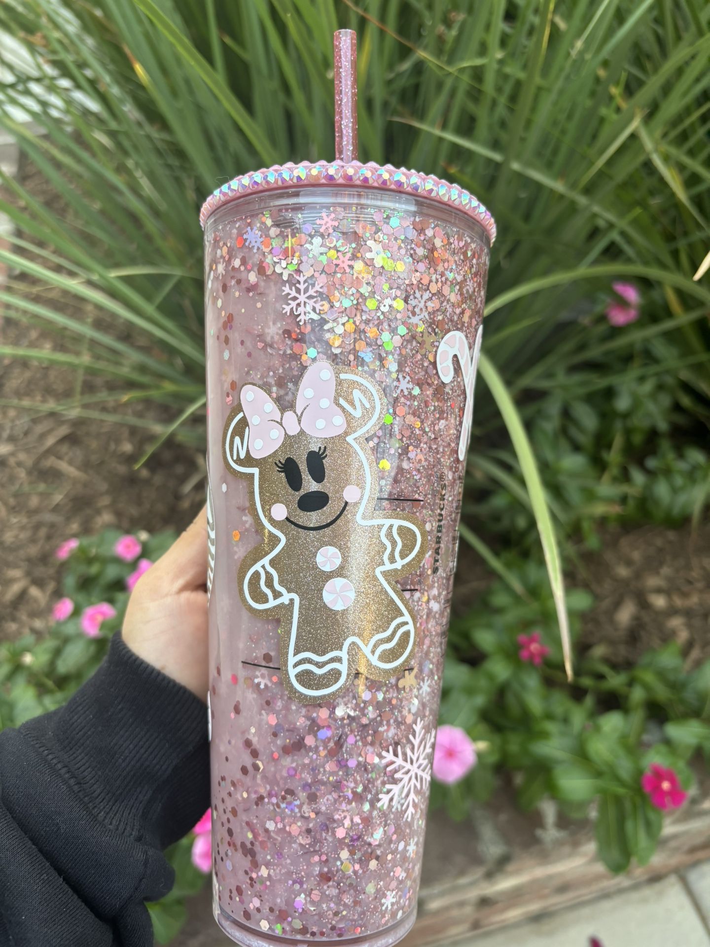 Christmas Starbucks Snow Globe Tumbers