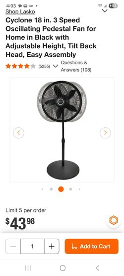 Lasko 18 in fan