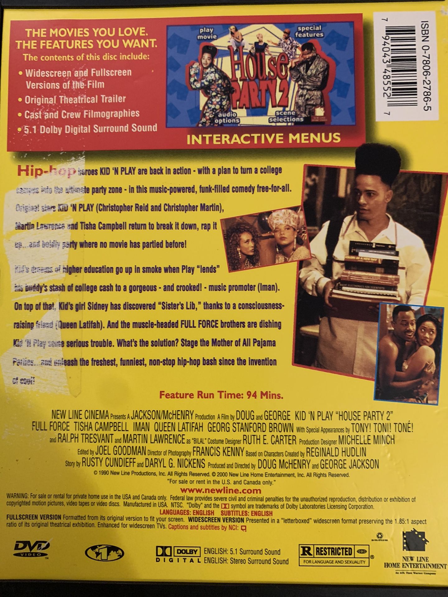 HOUSE PARTY 2: The PAJAMA Party (DVD) for Sale in Coppell, TX