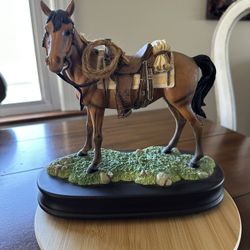 VINTAGE San Francisco Music Box horse with saddle