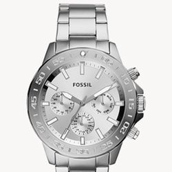 Fossil Mens Silver Watch 