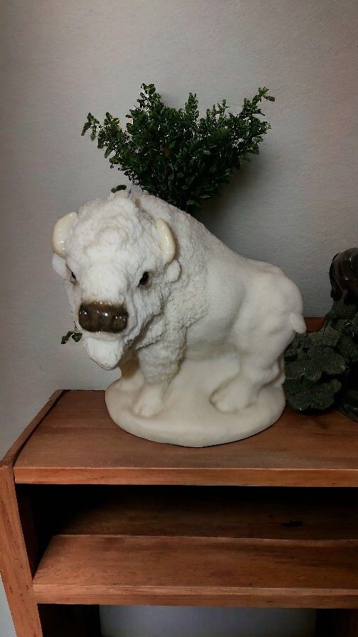 Stone Critters, The Animal Collection White Buffalo