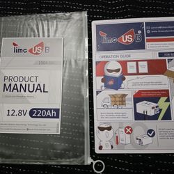 Time USB  12.8v 220ah Battery 