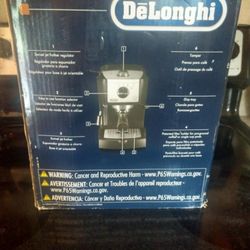 Delonghi Espresso Machine With Shardor Electric Coffee Grinder Included 