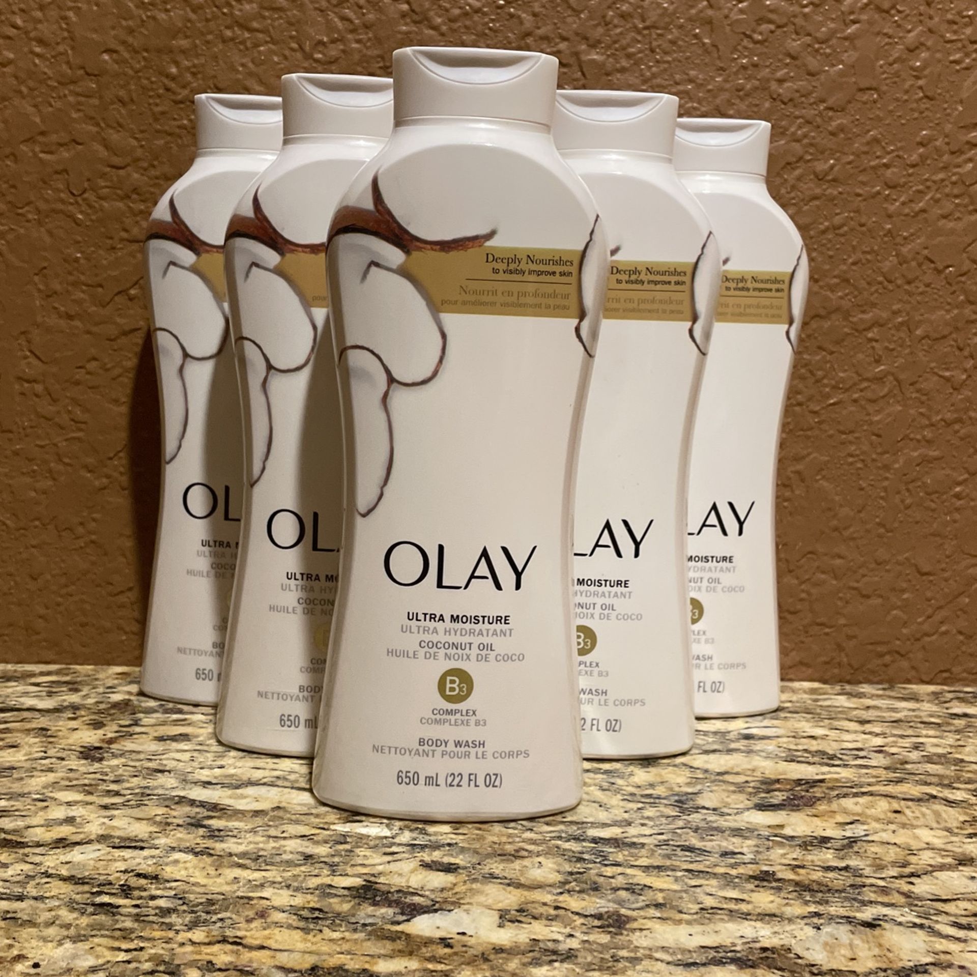 olay ultra moisture coconut oil body wash [five for 20.00 / price is