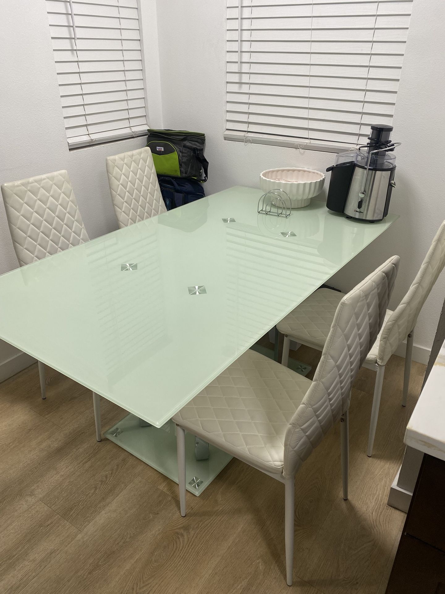 Glass Table Set