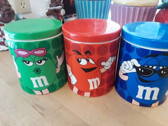 M&M canisters