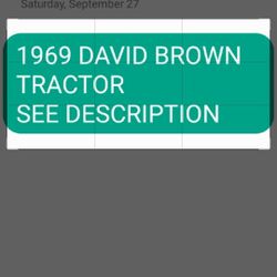 1969 David Brown 1200 Tractor