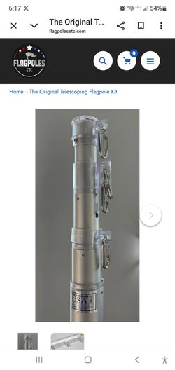 30 foot extendable, potable flagpole