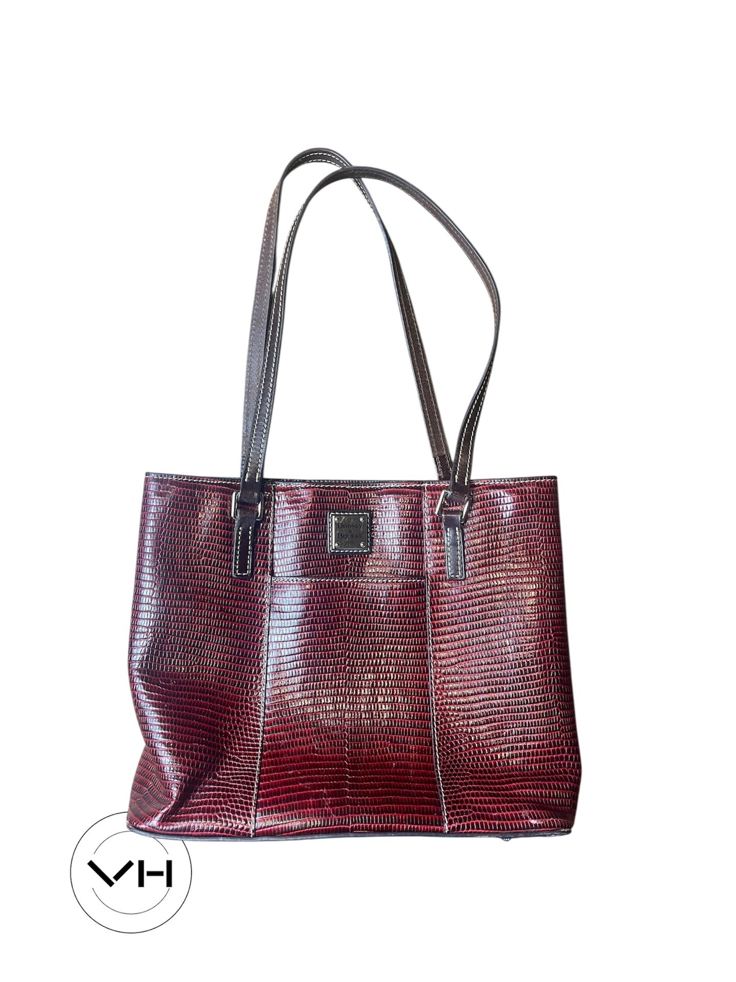 Dooney & Bourke Small Lizard Embossed Leather Lexington Shopper Tote