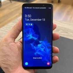 Samsung Galaxy S9, Factory Unlocked,  Excellent Condition.  Like New 