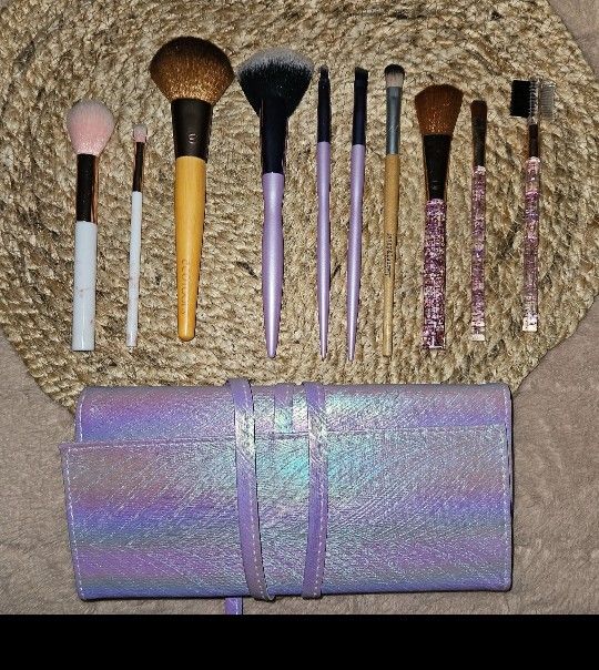 Makeup Brushes With Bag 