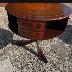 Antique Drum Table 
