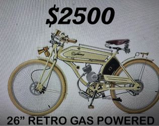 Gas lowrider bike