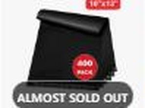 Black Poly Mailers 10x13in 400pc