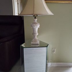 Two Marble Lamps