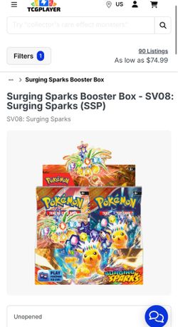 Surging sparks booster box